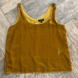 J Crew velvet tank